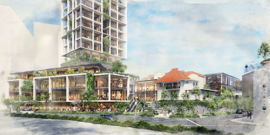 Artist’s impression of redeveloped 37 Emerald Hill.